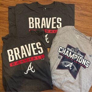 Men’s Atlanta Braves Short-Sleeve Tees Tshirts
